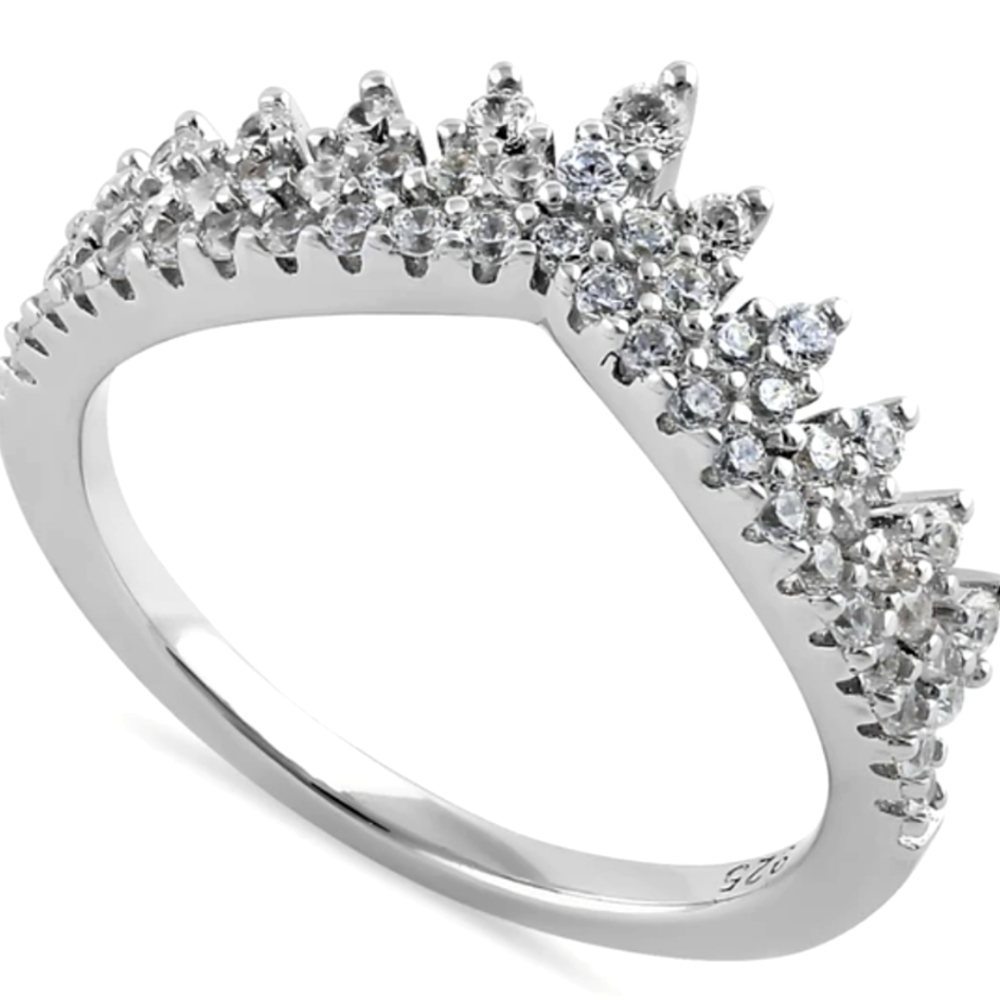 Crown silver ring - Picture 1 of 1